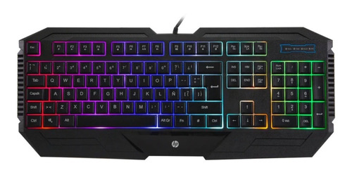 Teclado Gamer Hp K110 Iluminado Español Revogames