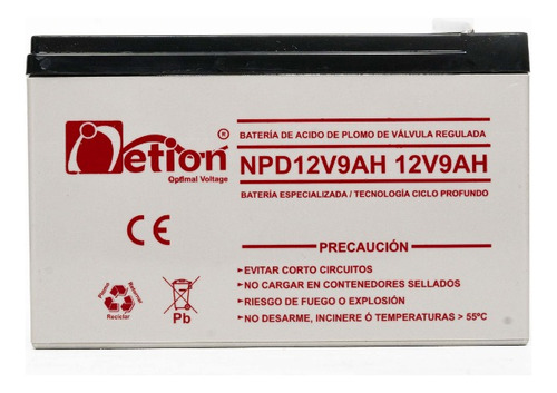 Bateria Cp Netion 12v 9ah