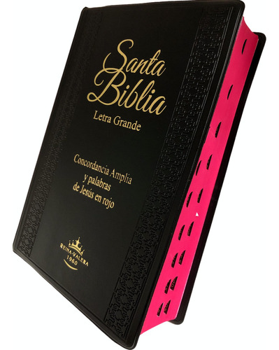 Biblia Reina Valera 1960.tapa Blanda Flex Negra.letra Grande