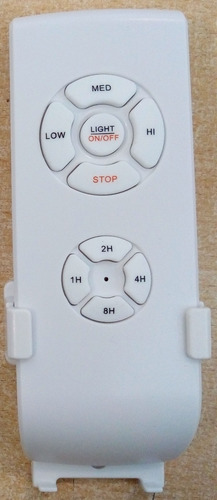 Imagen 2 de 7 de Ventilador Techo Luz Led 18w Control Remoto Mod 8723 Timer
