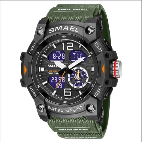 Reloj Smael Hombre Ref 8007 Resistente Al Agua