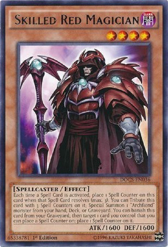 Mago Rojo Hábil Raro Yugioh