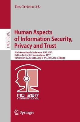 Libro Human Aspects Of Information Security, Privacy And ...