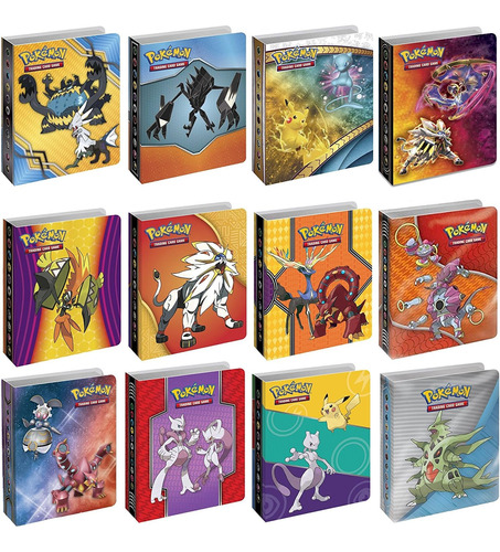 Pokemon Tcg: Bundle Of 4 Mini Álbum Vistros Para Tarjetas Po