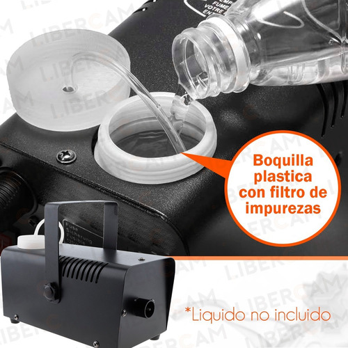 Imagen 7 de 10 de Maquina De Humo 600w C/control Inhalambrico