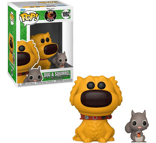 Dug E Squirrel 1092 Pop Funko Dug Days Disney