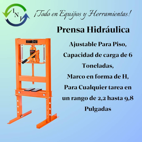 Prensa Hidráulica 6 Tonelas