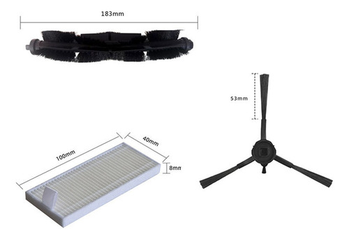 Para Aspiradoras Robot 360 S8/s8 Plus, Cepillo Lateral Princ