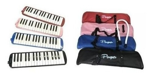 Combo Melodicas Rosa X 20un + Funda + Boquilla Cuota