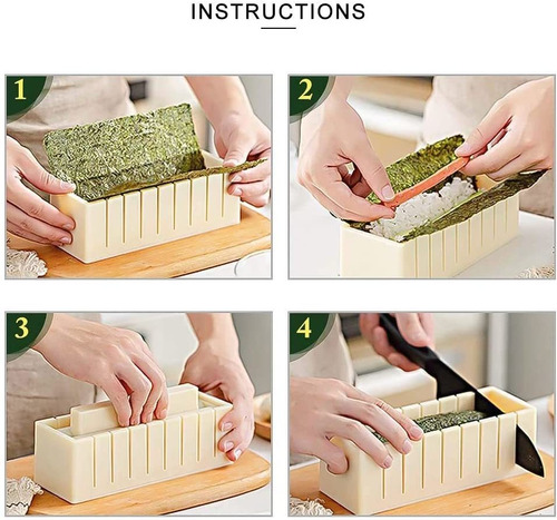 10 Piezas Kit De Elaboración De Sushi Sushi Para Principiant