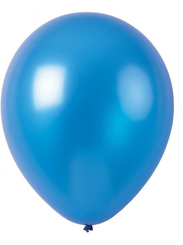 Globos Nro 12 Metalizado Azul Oscuro 50 Und Supplies (4.97)