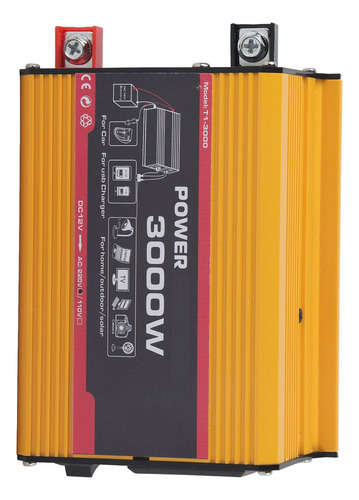 Inversor De Coche 3000w Convertidor De Potencia Automático D