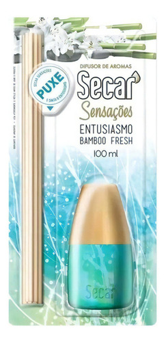 Difusor De Aromas Secar Entusiasmo Bamboo Fresh 100ml - Cai