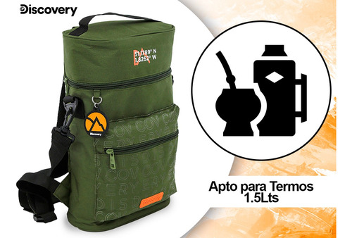 Bolso Matero Discovery Mochila Tira Desmontable Porta Termo