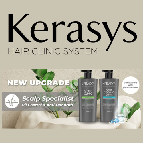 Kerasys Scalp Cooling Shampoo 600ml Anticaspa Calmante