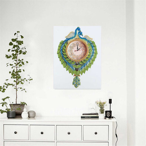 Kit De Reloj De Pintura De Diamantes 5d Para Bricolaje Con F