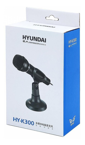 Micrófono Alambrico Hyundai Para Pc Plug 3.5mm