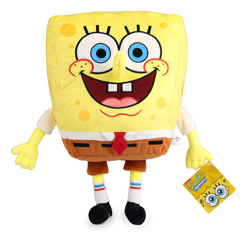 Muñeca De Peluche De Bob Esponja, Almohada De Regalo, 30 Cm