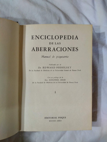 Enciclopedia De Las Aberraciones - Podolsky