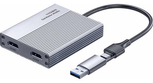 Hub Usb-c/usb Para Hdmi Com Displaylink Para Macbook M1 E M2