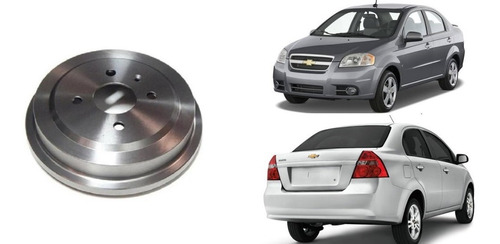 2 Tambores Traseros Chevrolet Aveo 2008 2009 2010 Ferrau