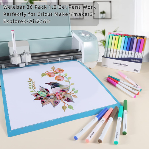 Welebar Juego De 10 Rotuladores Punta Para Cricut Maker