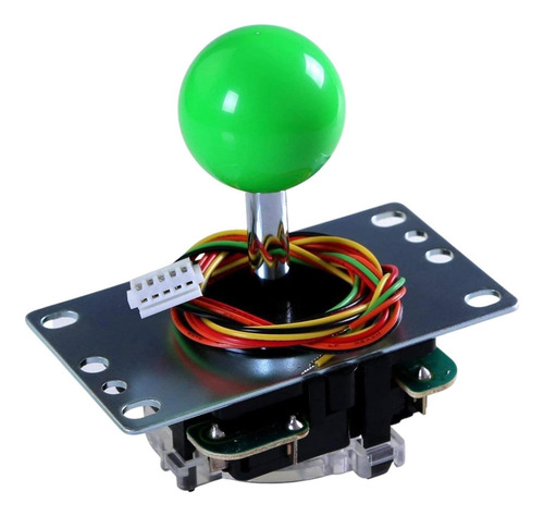 Palanca De Mando Sanwa Jlf-tp-8yt Verde Original Para Arcade
