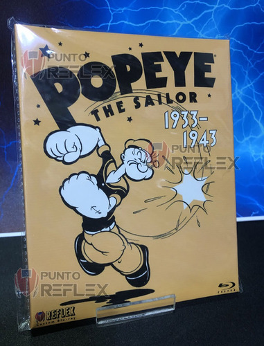 Popeye El Marino 1933-1943 Fleishcer Studios Blu-ray Custom