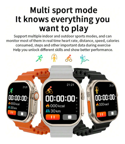 Reloj Inteligente 7+1 Ultra De Llamadas Bluetooth Smartwatch
