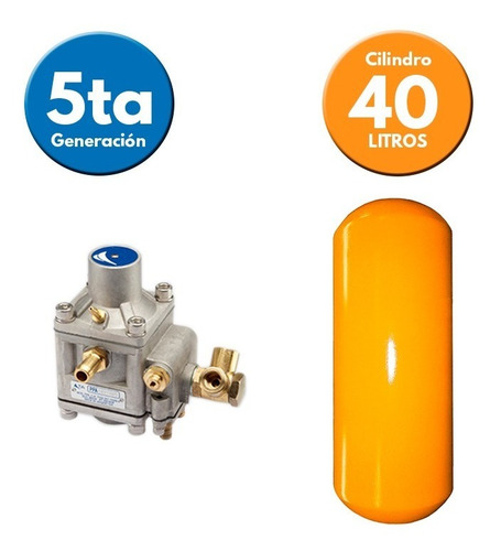 Equipo De Gnc Gas 5ta Generacion 40 Lts Ahora 12 Y Ahora 18