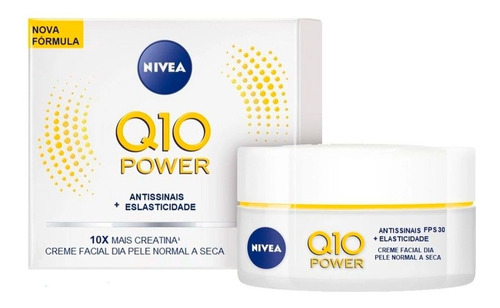 Nivea Cr. Antissinais Q10 Power Fps30 Dia Pele Normal 50g*  Tipo De Pele Mista