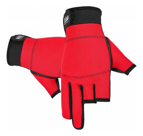 Guantes De Pesca Caliente Sol Proteger 3 Corte Dedos Gua [u]