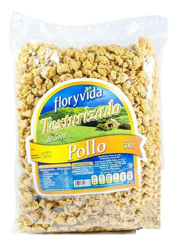 5 Kg De Soya Texturizada Sabor Pollo Excelente Calidad