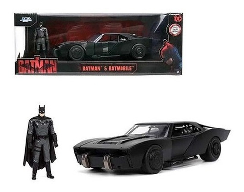 Batimovil Jada 2022 + Fig Batman 1:24 Robert Pattinson 