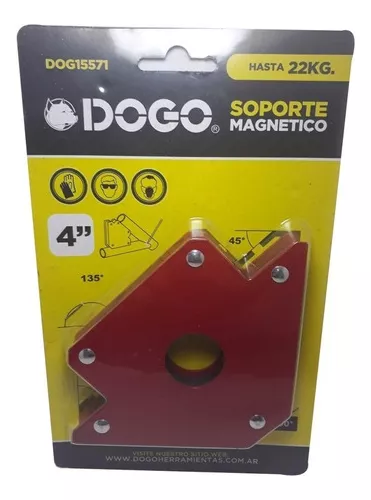 4 Escuadras Magneticas Soldar 4'' 22kg Dogo Dog15571 Mm