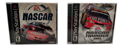 Nascar 2001 & Nascar 2002 Americano Ps1 Original Combo (Recondicionado)