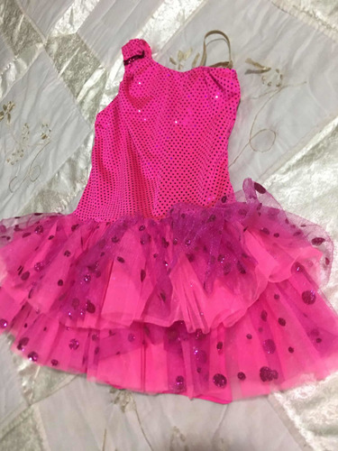 Revolution Tutu Para Niña Talla 6-10 Años Rosa Lycra