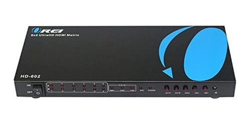 Orei Hd602 6x2 Hdmi 14v Matrix Switchsplitter 6 Entrada 2 Sa