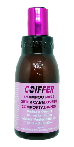 Shampoo Para Cabelos Bem Comportadinhos Coiffer 250ml