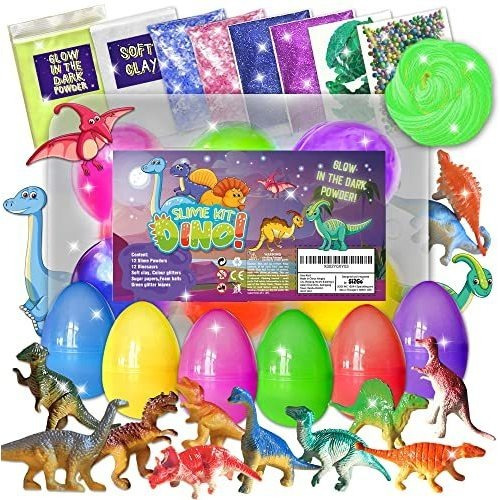 Dinosaurio Slime Kit Para Niños Y Niñas Aroma Diy Whym7