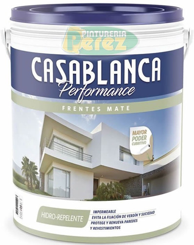 Casablanca Performance Frentes 20 Lts Latex Hidrorrepelente