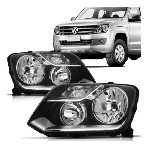 Óptica Delantera Vw Amarok 10 11 12 13 14 15 16 Original