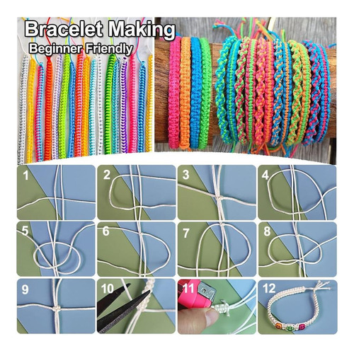 Cordón De Nylon Ewparts Para Pulseras Que Fabrican Una De Mm