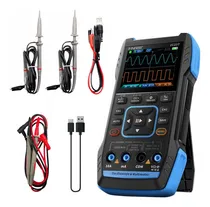 Comprar Osciloscopio Portatil Fnirsi 2c23t 2 Canales 10mhz, Generador De Señales Y Multimetro Con Doble Sonda Y Accesorios