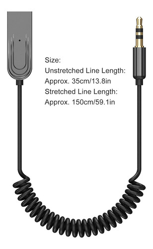 A Adaptador Bluetooth 5.0 De Para Carros Alimentado Por Usb