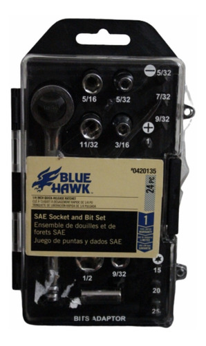 Juego De Dados Blue Hawk 