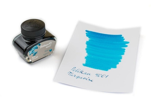 Tinta Para Pluma Fuente Pelikan 4001 - 30 Ml - Turquesa