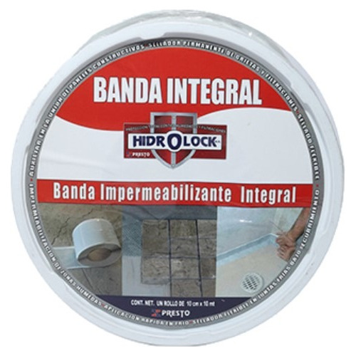 Udrolock Banda Integral 10cm X 10 Mts