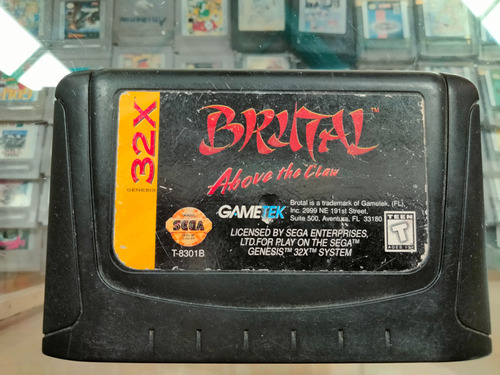 Brutal Above The Claw Sega 32x 