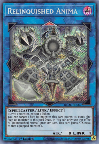 Yugioh! Relinquished Anima - Secret (Usado)